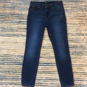 J. Crew 8” Mid-Rise Skinny Jeans